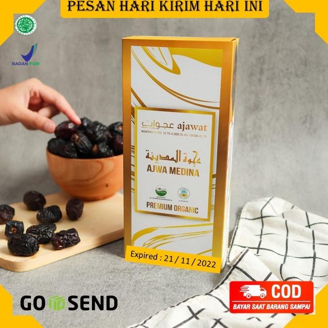 

langsung order saja] Kurma Ajwa Madinah Ajawat Asli Kurma Nabi Premium Organic 500 Kg BPOM