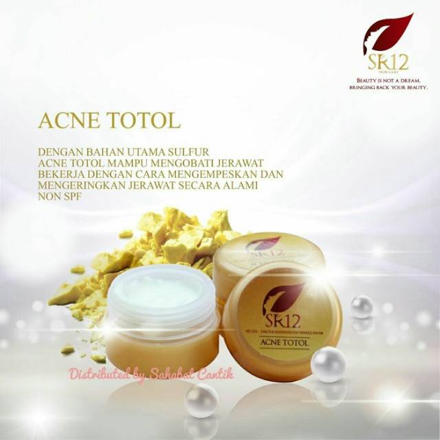 

ACNE TOTOL SR 12 . ORI IJIN BPOM