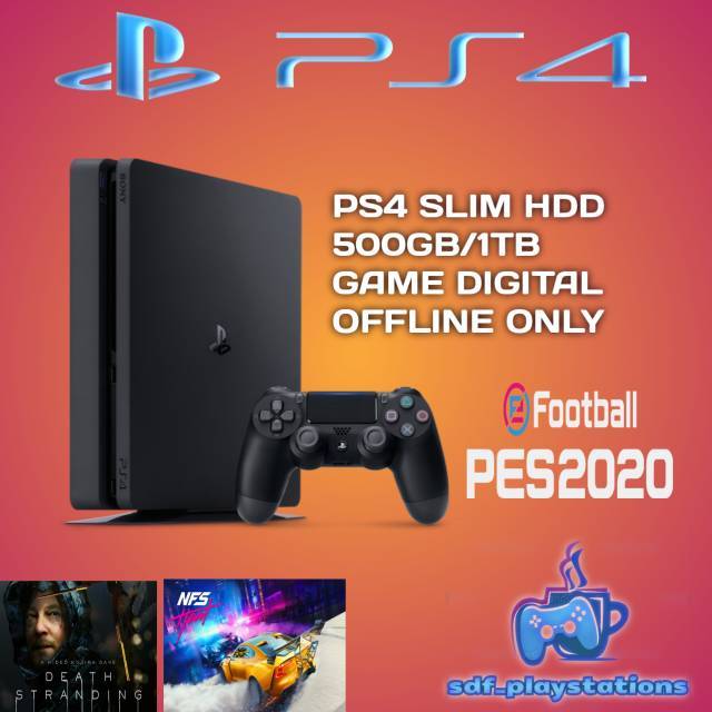 PS4 SLIM PLAYSTATIONS4 SLIM 1 TB FULL GAME TERBARU