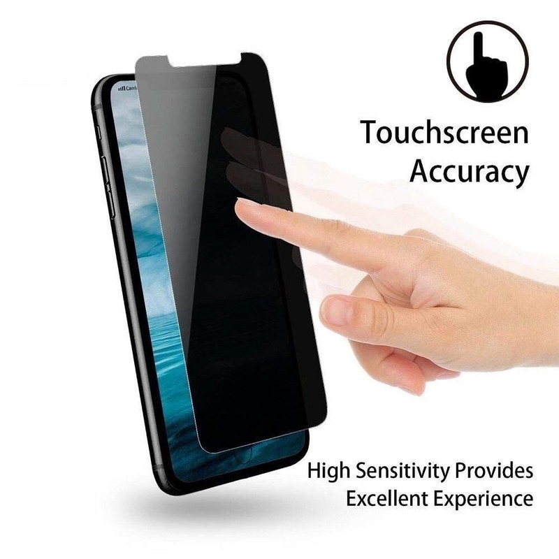 Half-covered Anti-Spy Tempered Glass Film for IPhone 6 6s 7 8 Plus 11 12 13 Pro X XS Max Se2020 Privacy Screen Protector