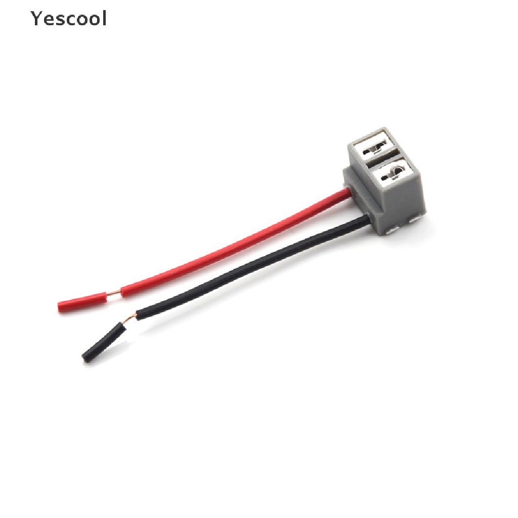 Yescool 2PCS Socket Konektor 2 Pin H7 Untuk Reparasi Lampu Depan Mobil