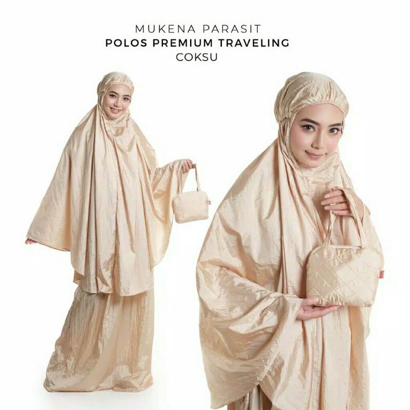 Mukena dewasa traveling/ parasit premium