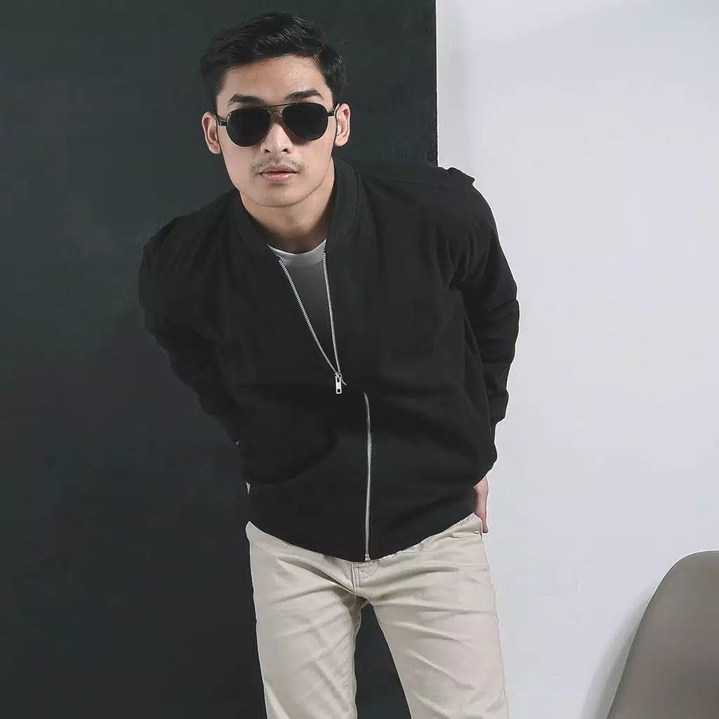 Jaket Canvas Lokal Brand (Black) : Premium Jaket Pria