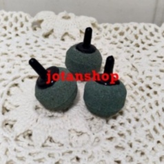 batu aerator bulat bola bakso baso kecil 2.5cm air stone airstone gelembung udara aquarium aquascape