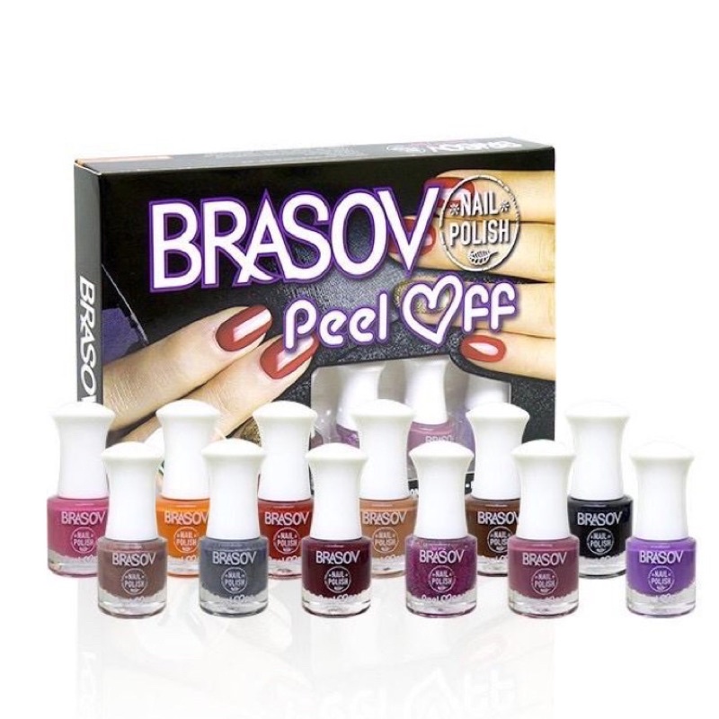 BRASOV NAIL POLISH PEEL OFF 9ML