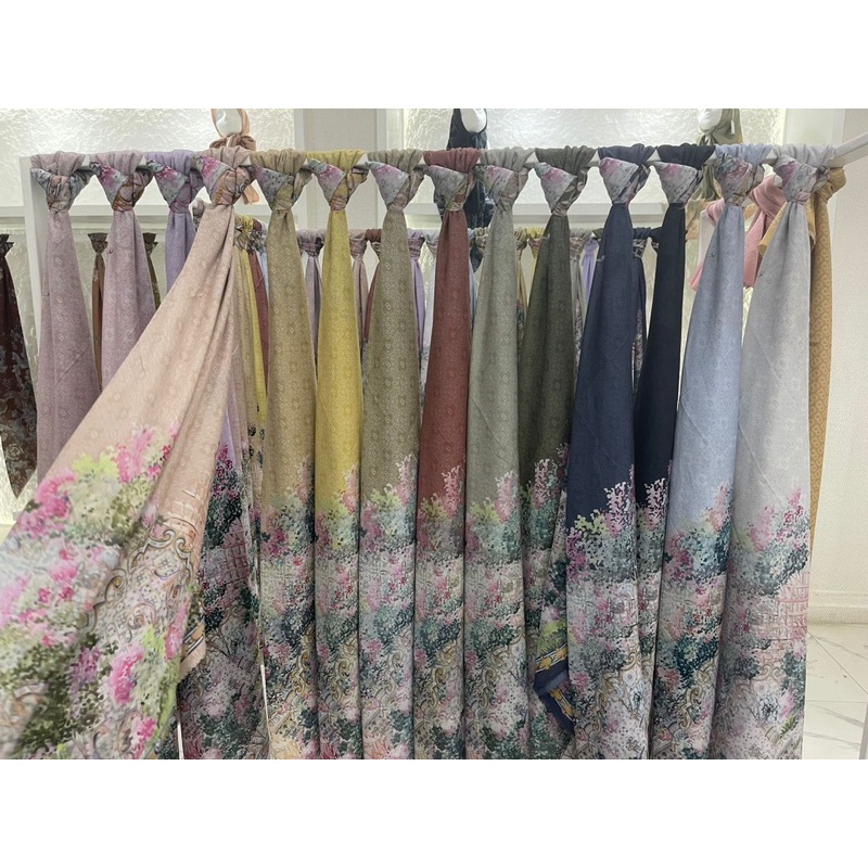 button scarves sevilla series