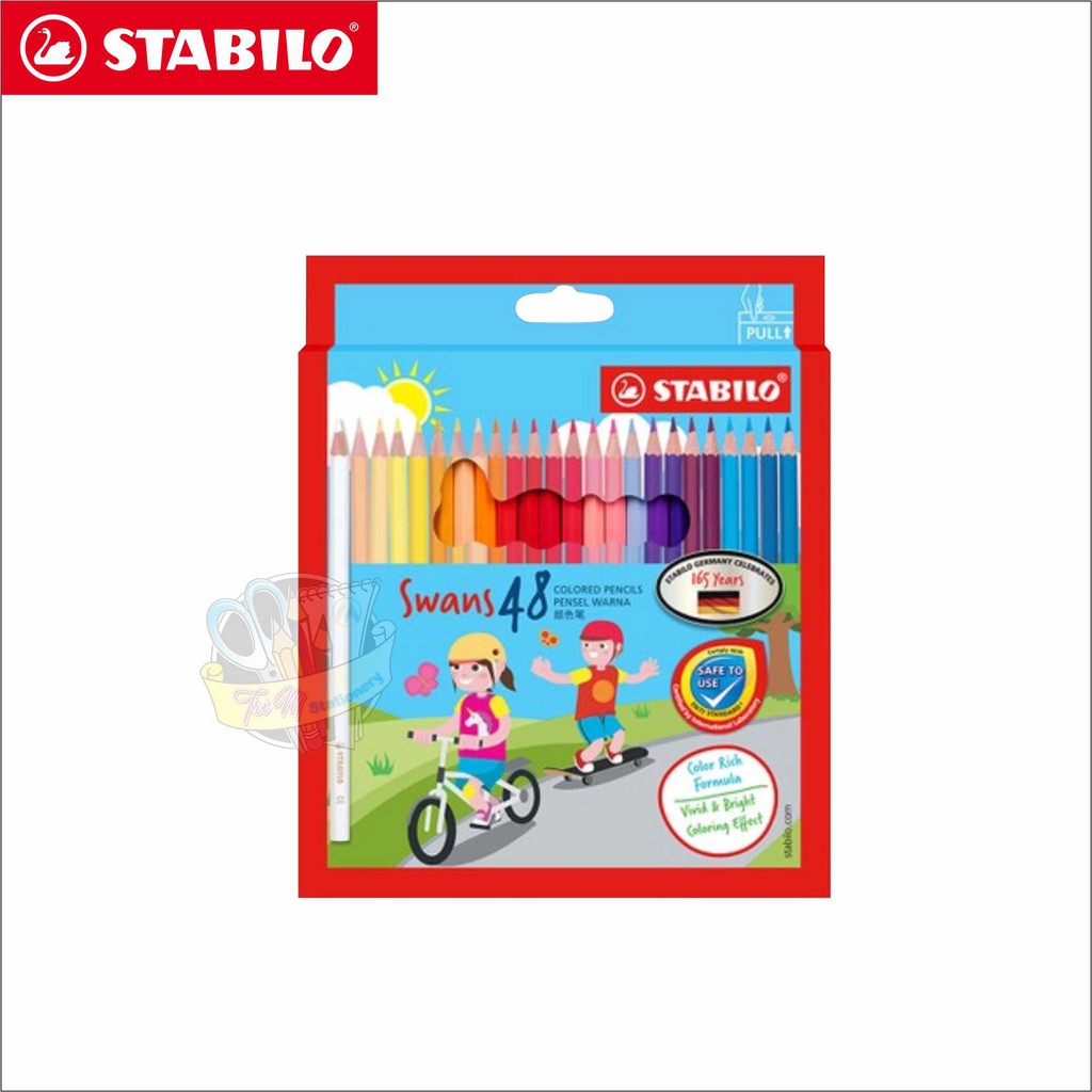 

PENSIL WARNA STABILO SWANS 48 warna 1870/48