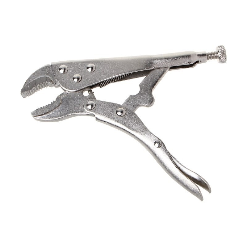 Tang Multifungsi Locking Pliers Ground Mouth Lock Jaw Clamp 5 Inch X47 - Silver