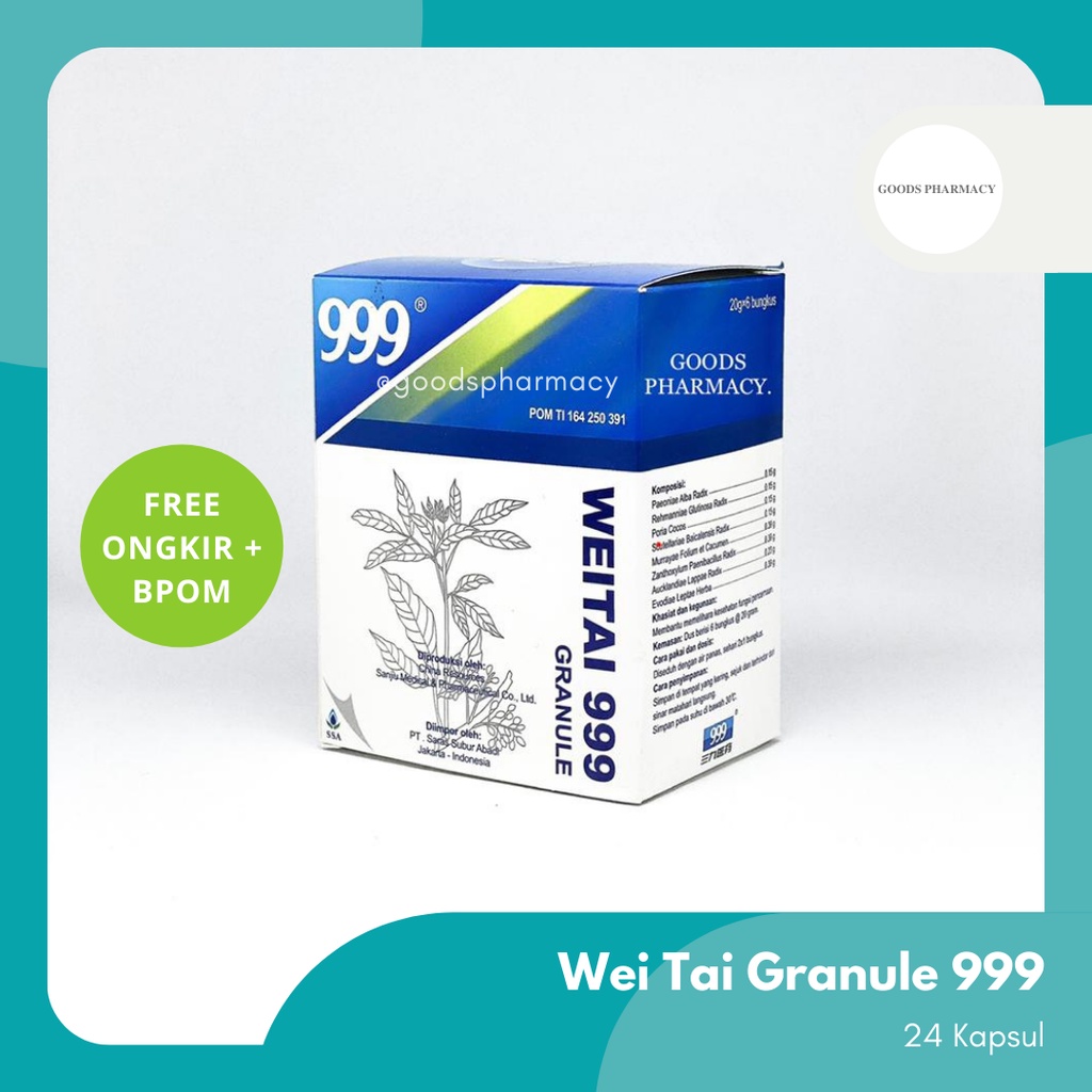 

Wei Tai Granule 999 / Obat Maag - Pencernaan