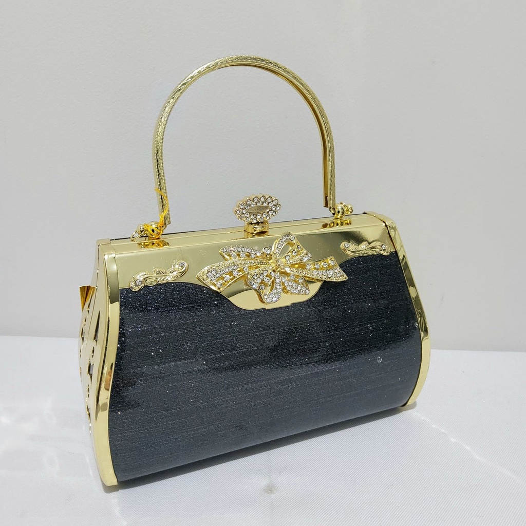 Tas Pesta  Farnell Wanita Ukuran Besar Cantik Clutch Diamond 2896 Elegan