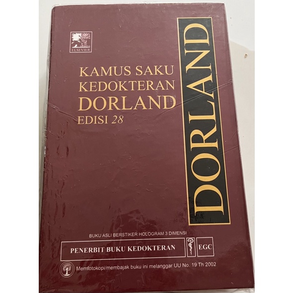 

KAMUS SAKU KEDOKTERAN DORLAND EDISI 28