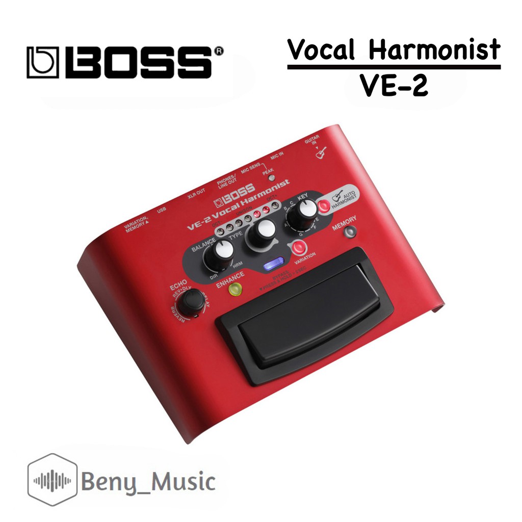 BOSS VE2 Vocal Harmonist VE-2 Garansi Original