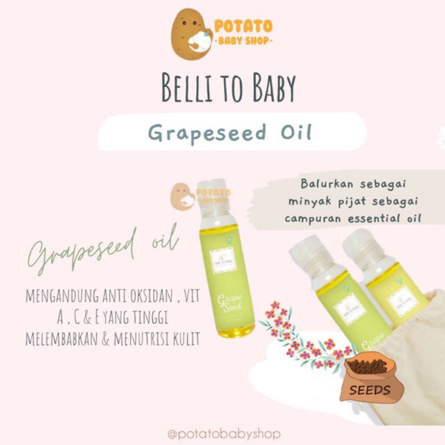 Belli to Baby - Grapeseed Natural Oil