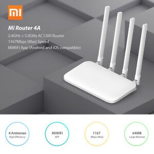 Mi Router 4A AC1200 IEEE 802.11AC 4 Antena - R4AC - White