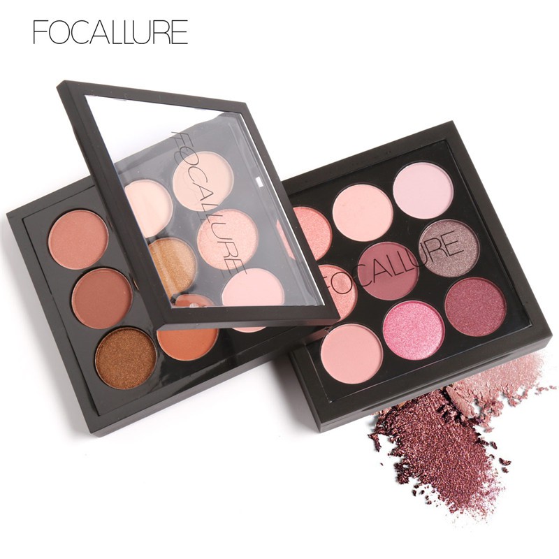 FOCALLURE 9 Color Eyeshadow palette eye makeup FA36