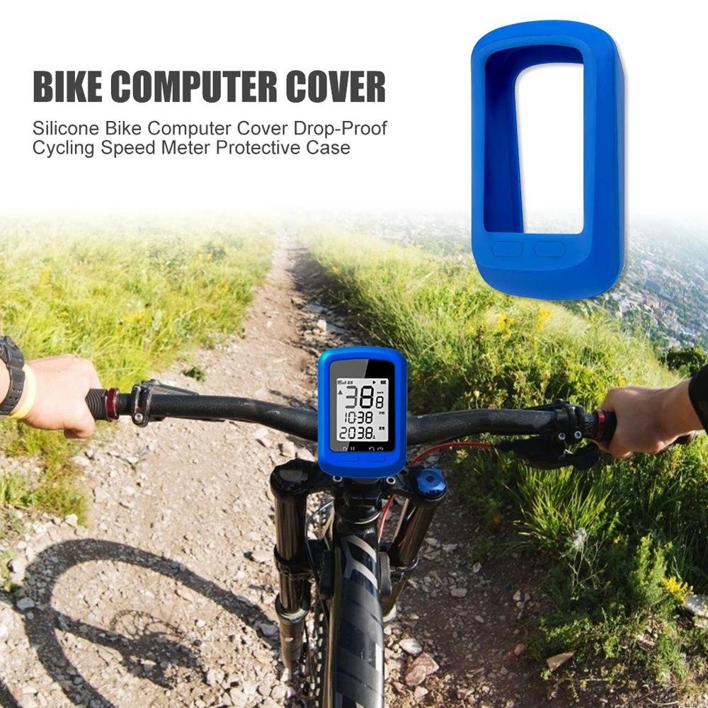 Rebuy Komputer G+Cover Bersepeda Bagian Tahan Air MTB Sepeda Jalan Lembut Pelindung GPS Kulit Shell Silikon Pelindung Case