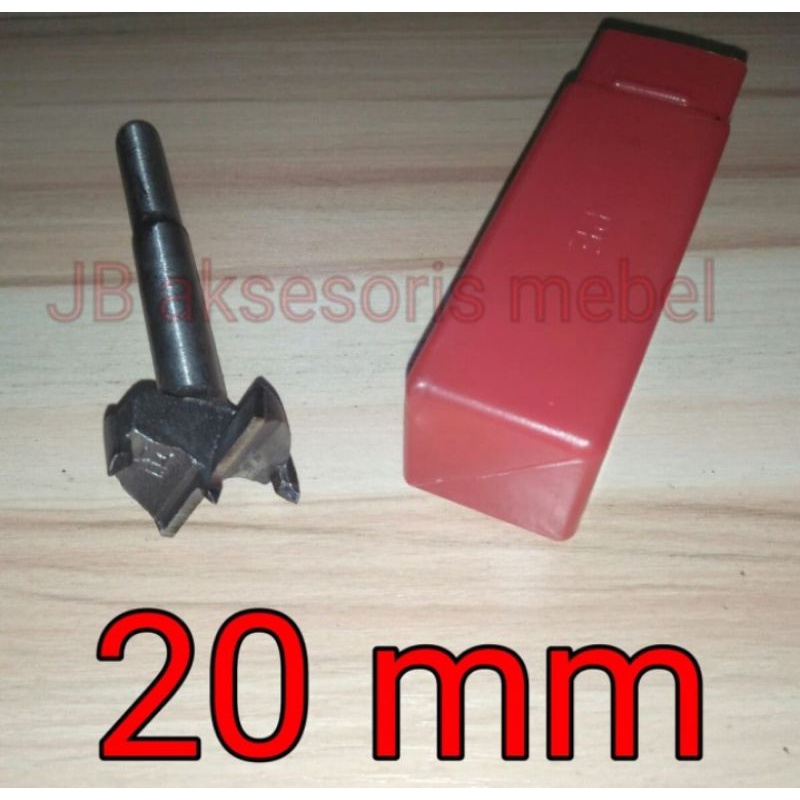 MATA BOR KAYU FORSTNER 20 mm / MATA BOR LUBANG KUNCI LACI LEMARI