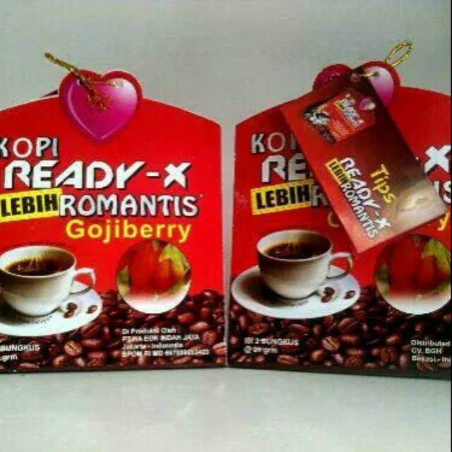 

Kopi ready x romantis, isi 2 pcs @21 gram