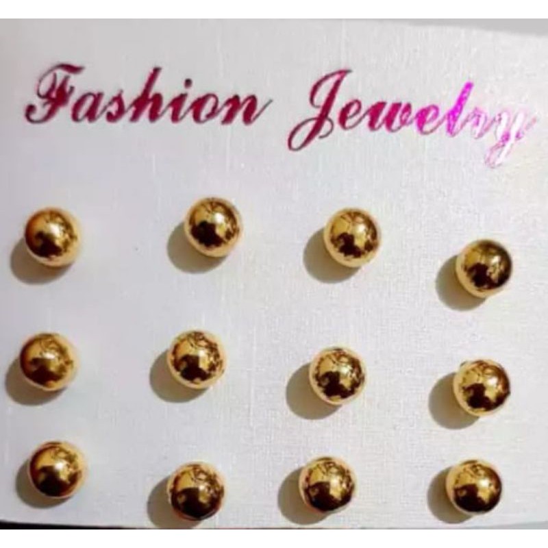 Anting Giwang Titanium Gold