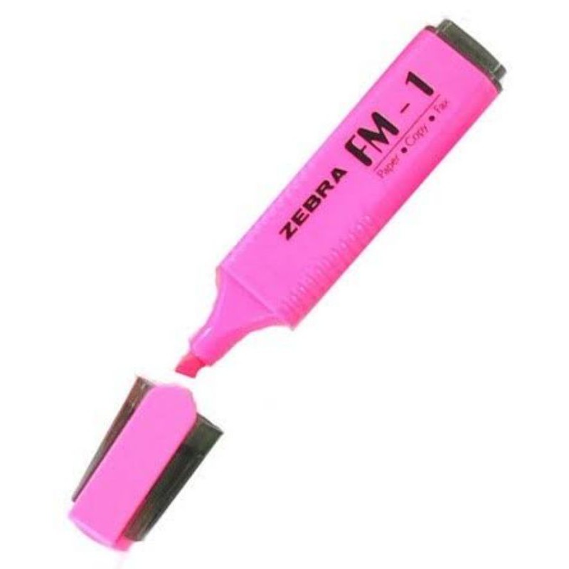 

Spidol Highlighter Zebra FM-1 Pink