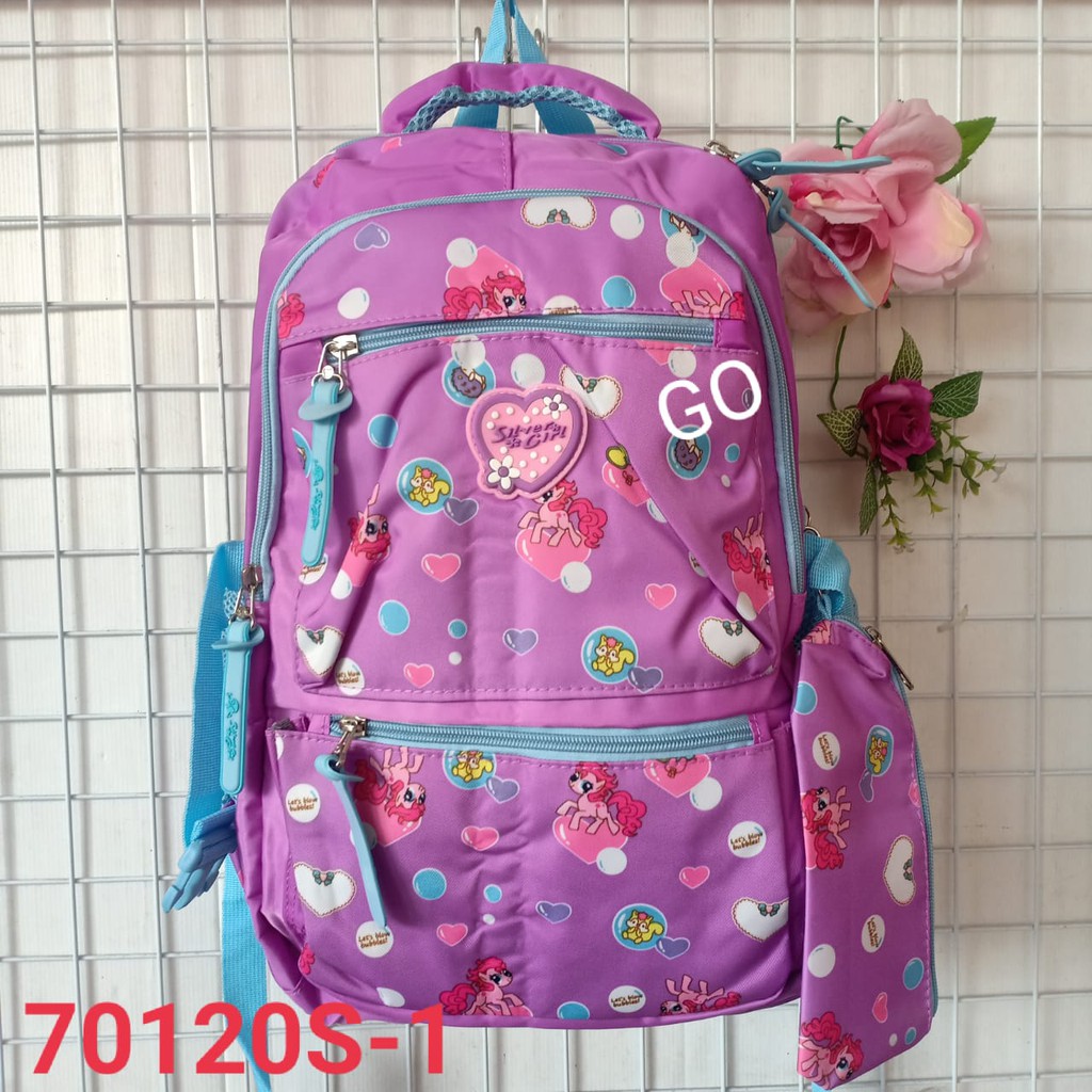 gos TAS RANSEL ALTO ANAK SILVERGIRL C2 Karakter Tas Sekolah Anak Perempuan