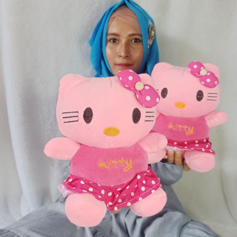 boneka hello Kitty BAJU S MURAH 21cm