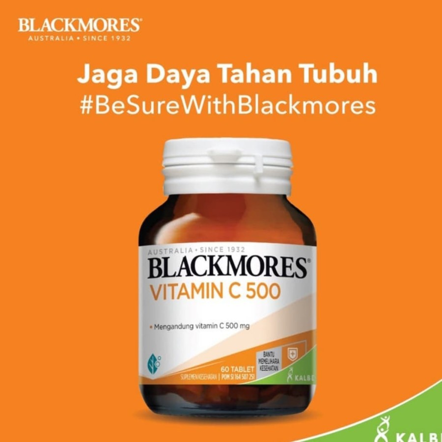 BLACKMORES VITAMIN C 500MG ISI 60 TABLET SUPLEMEN MULTIVITAMIN