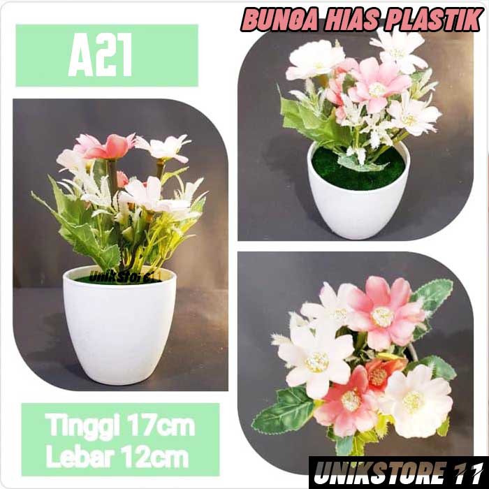  Bunga  Hias  Plastik Bunga  Palsu Bunga  Hias  Meja Mini 