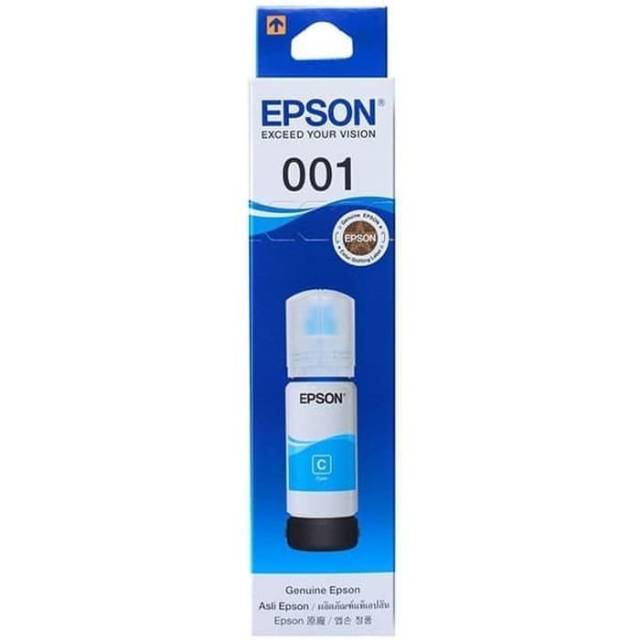 Tinta Epaon 001 Cyan untuk Epson L4150,L6160,L6170,L6190 Original