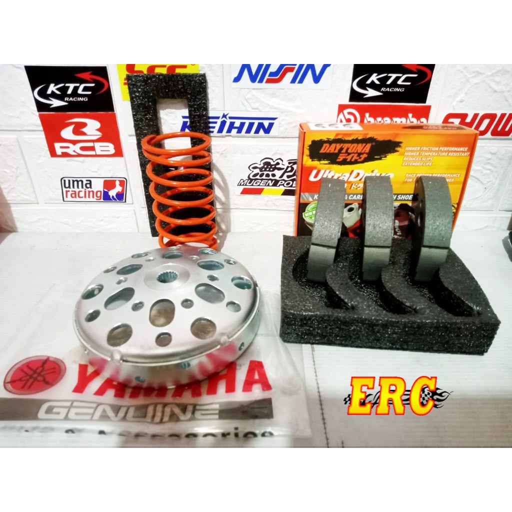 PAKET UPGRADE CVT MANGKOK + KAMPAS GANDA + PER CVT NMAX/AEROX/LEXI ORIGINAL