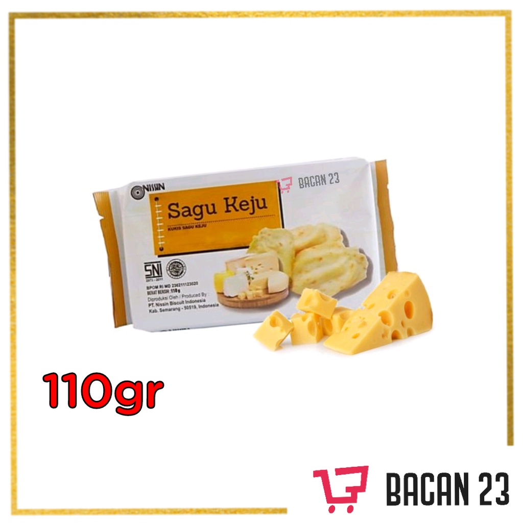 

Nissin Sagu Keju ( 110 gr ) / Kukis Sagu Keju / Kue Sagu / Bacan 23