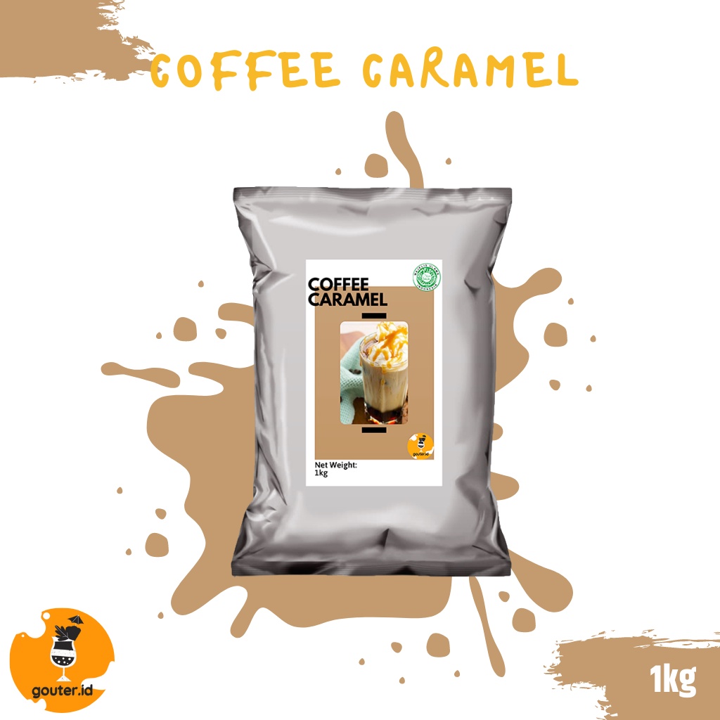 BUBUK MINUMAN RASA COFFEE CARAMEL 1KG / SERBUK MINUMAN ANEKA RASA / BUBUK MINUMAN KEKINIAN / MINUMAN INSTAN / BOBA DRINKS