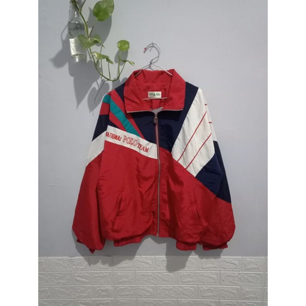 Jaket Vintage Windbreaker Thrift Crocopolo