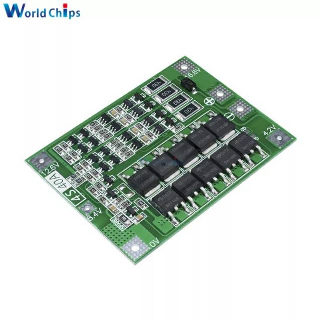 BMS 4 S 40A 14.8 V 16.8 V Li-ion Baterai Lithium 18650 Charger PCB BMS Perlindungan Papan