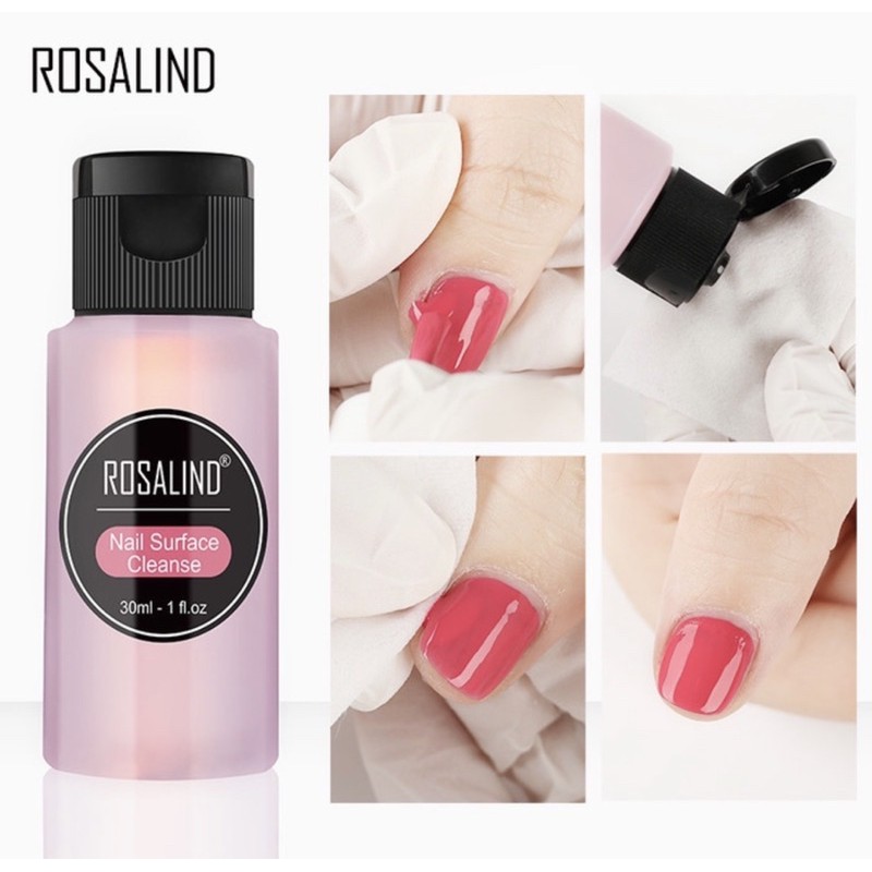 ROSALIND nail surface cleanse nail gel cleanser rosalind cairan kutek gel remover