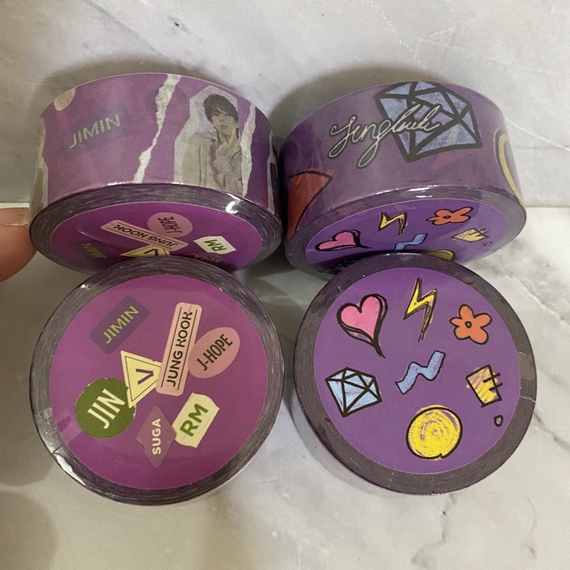 

BTS deco kit washi tape official selotip kertas