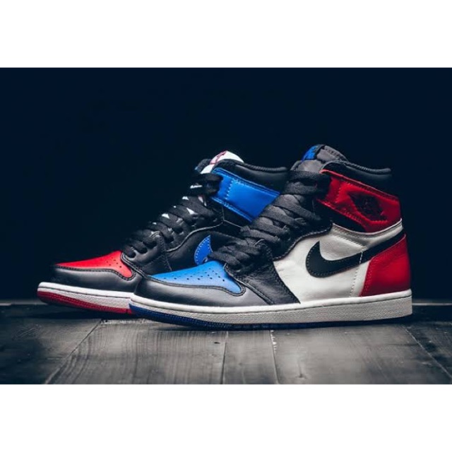 new red and blue jordan 1