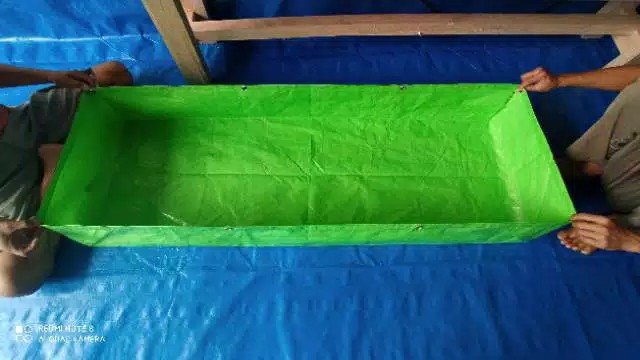 Terpal Kolam Ikan Kotak Ukuran (100×50×25) 100% Original Type A5 Korea