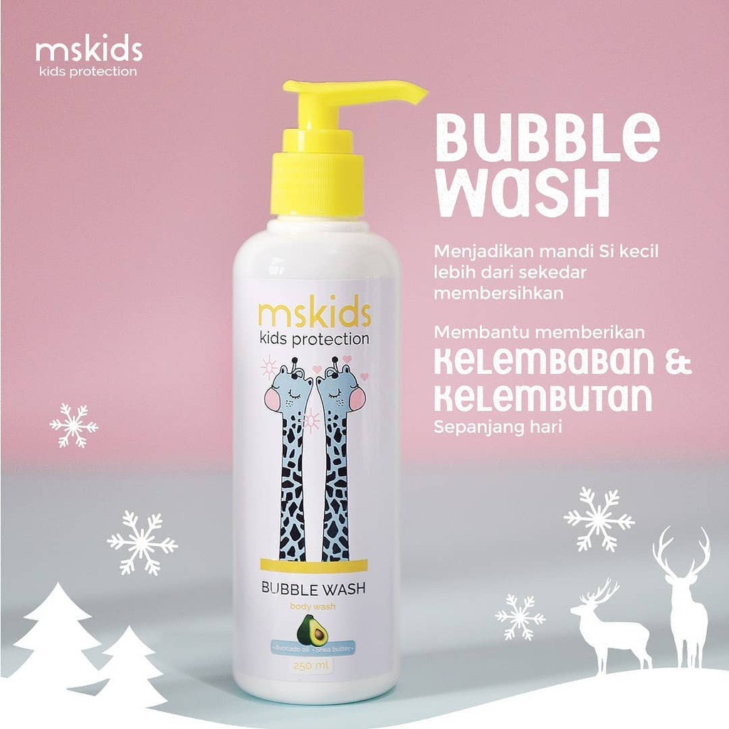 MSKIDS Bubble Body Wash Sabun Cair Mandi Anak Bayi