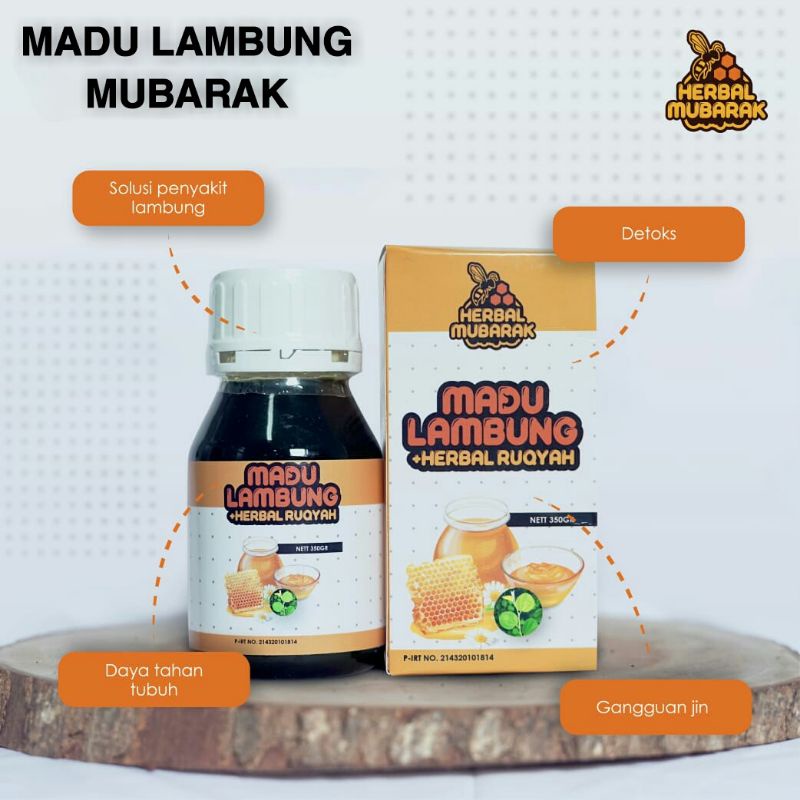 

Madu Lambung Mubarak 350gram.