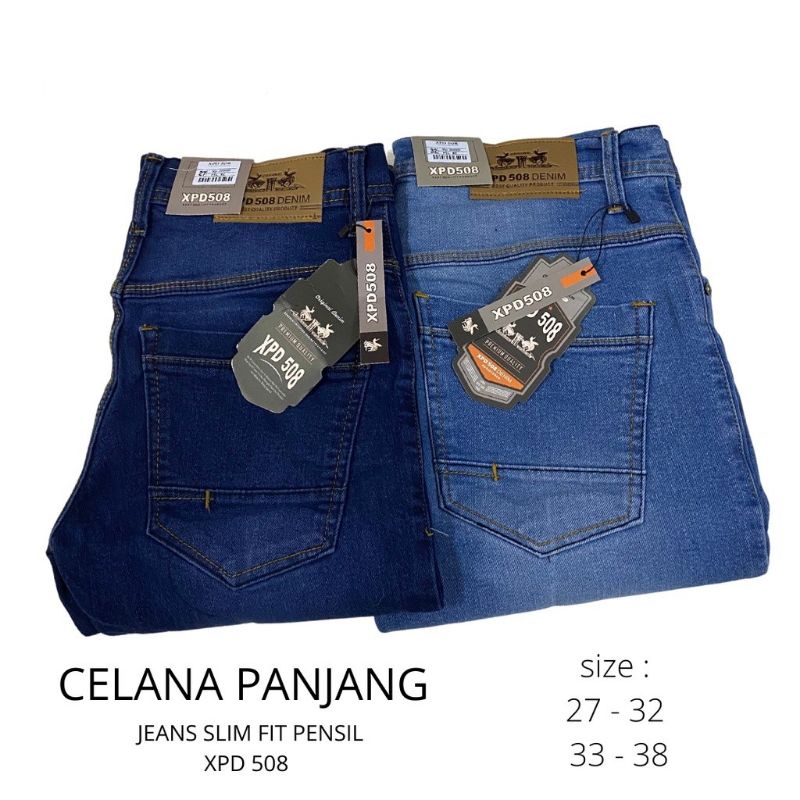 CELANA JEANS PANJANG PRIA PENSIL ORIGINAL BY XPD