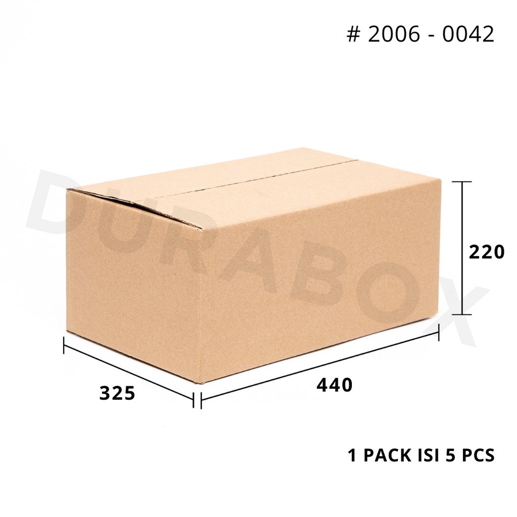 

44 x 32.5 x 22 cm A1 | KARDUS / KARTON BOX CORRUGATED - KEMASAN / PACKAGING / PACKING MAKANAN | #2006-0042
