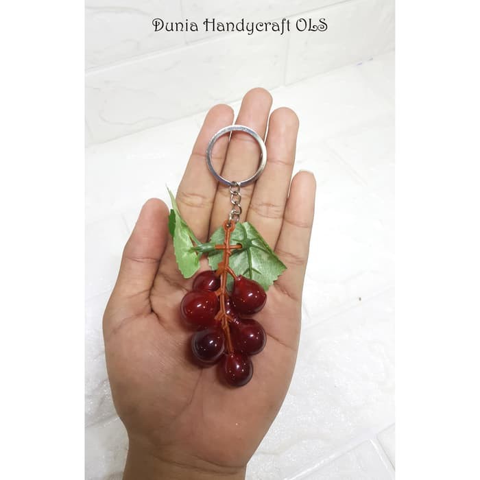 Gantungan Kunci Roda + Ring per 1 lusin (12 pcs) Besar Tebal Bagus