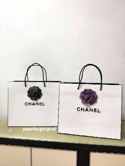 Chanel Paperbag Authentic White Original Paper Bag