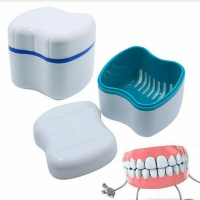 Denture Box Premium / Tempat Simpan Gigi Palsu/ Kotak Gigi Palsu