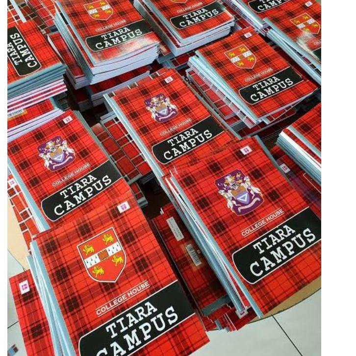 

Terbaru - buku tulis tiara 38 lembar campus / fancy ukuran Quarto 1PACK / 10Pcs ,,