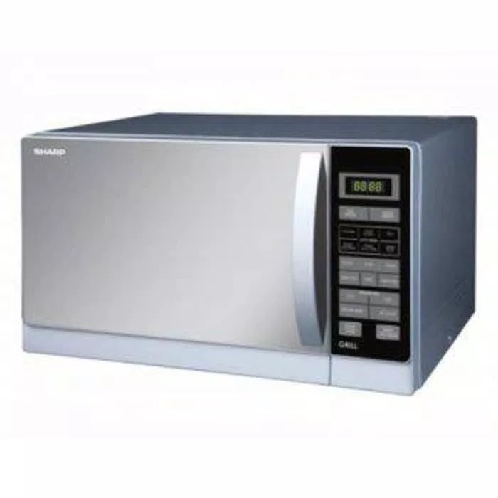 Microwave Oven with Grill Sharp 25 Liter R-728(S)IN - Silver - Garansi Resmi 1 Tahun