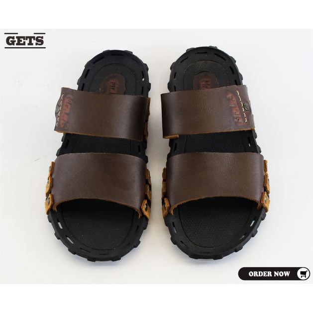 Sandal Sendal Pria Slop Pria Casual Sepatu Sandal Karet Selop Kulit Pria Kekinian Slip On Kondangan Laki Laki Cowok Dewasa