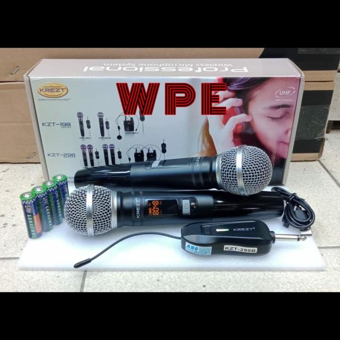 mic wireless krezt kzt 298b original kzt298b