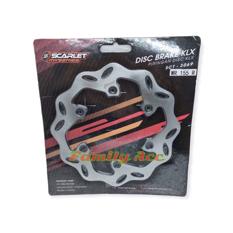 Disc Piringan Cakram Standar Depan Belakang WR 155 R - Scarlet Racing